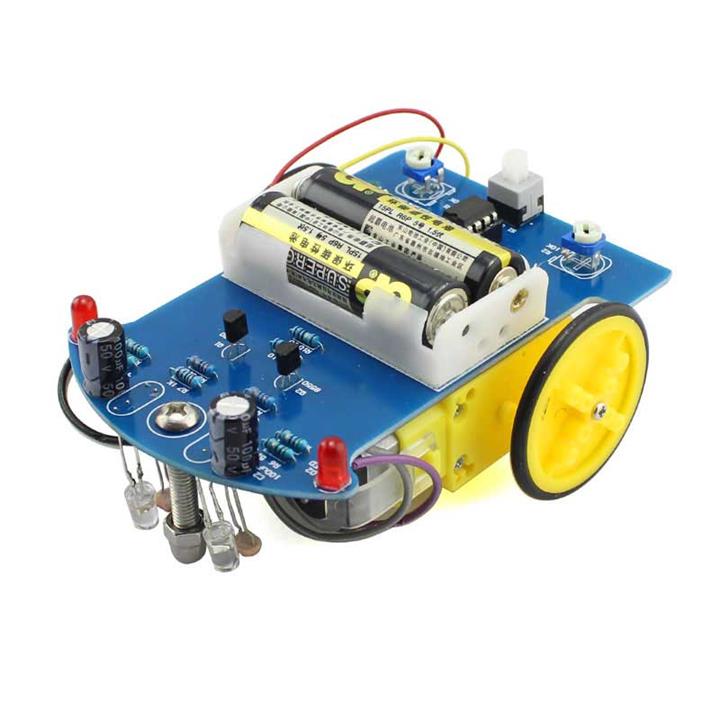 DIY Smart Tracing Robot Car Kit D2-1 DIY kit Intelligent Introductory Electronic Unassembled